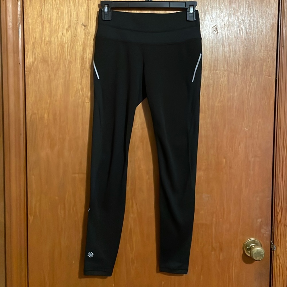 Athletablack Fleeced Lined Wind Resistant Compres… - image 8